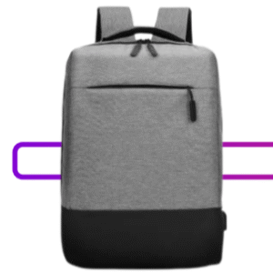 BOLSO CON PUERTO DE CARGA