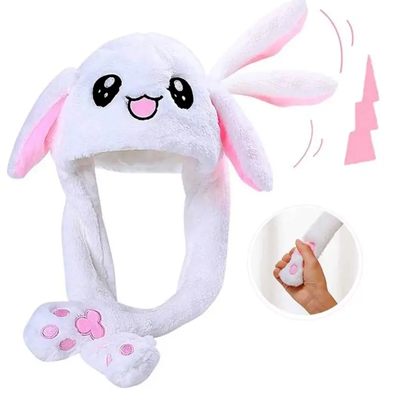 Gorro Con Orejas Moviles Infantil Luces
