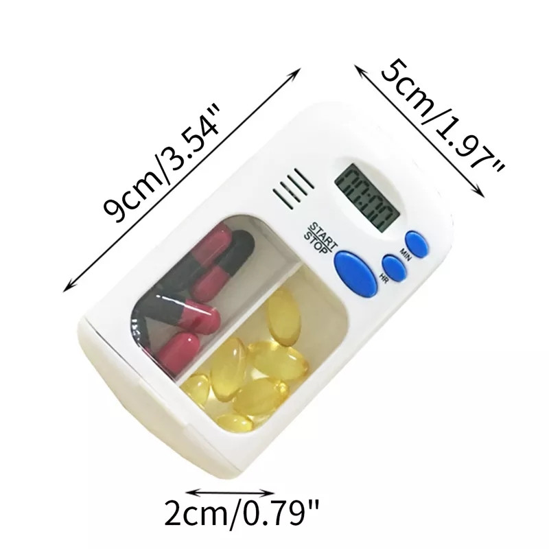 MINI PASTILLERO RECORDATORIO PORTÁTIL
