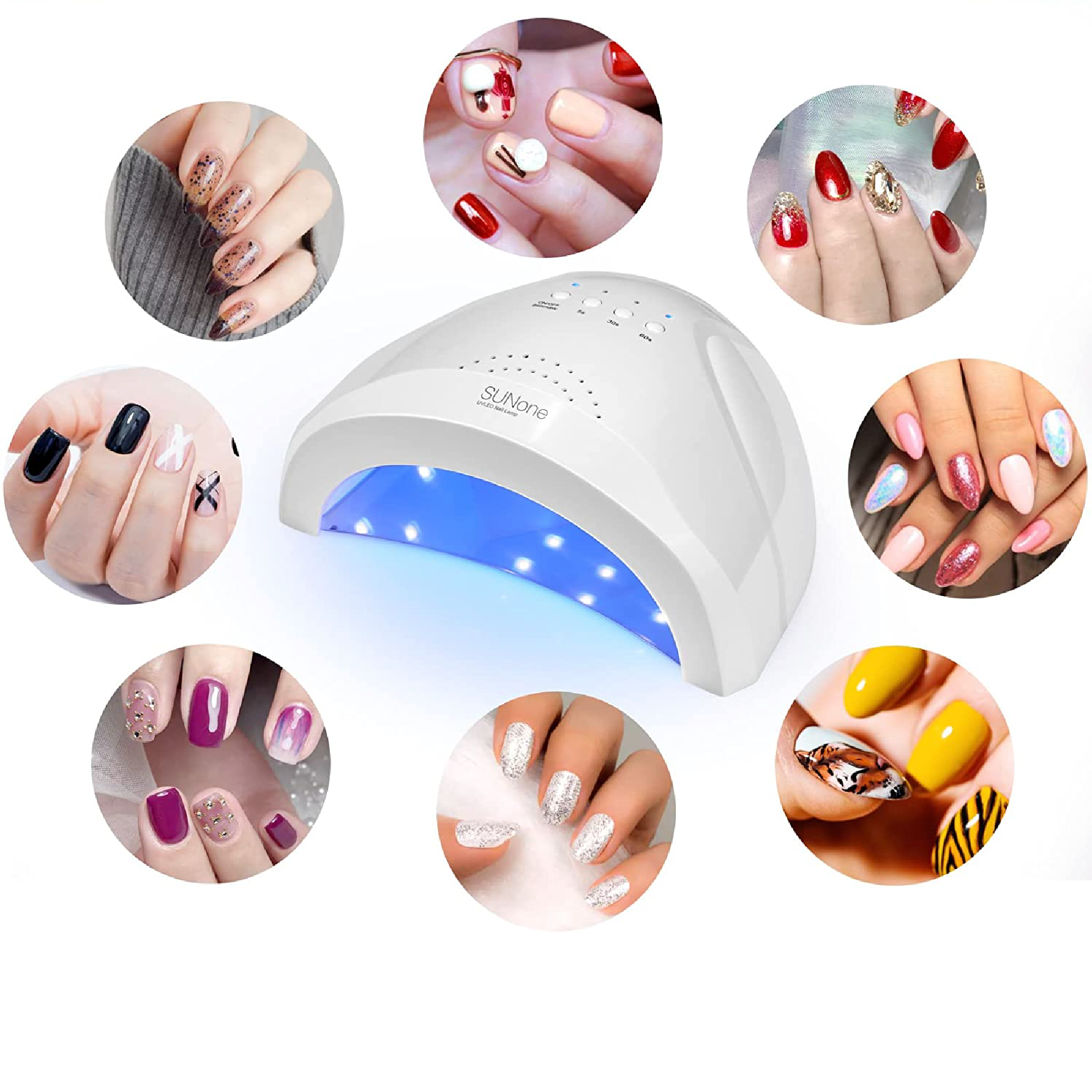 Lampara Secadora Uñas Uv Led 48w Sun One - Imagen 2