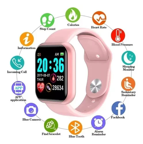 Smart Bracelet Y68-d20/reloj - Imagen 2