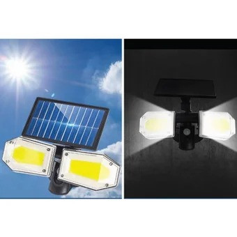 Lampara con panel solar recargable SH078