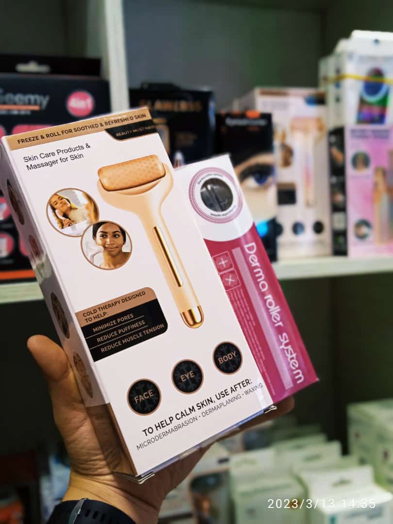 kit ice roller + dermaroller