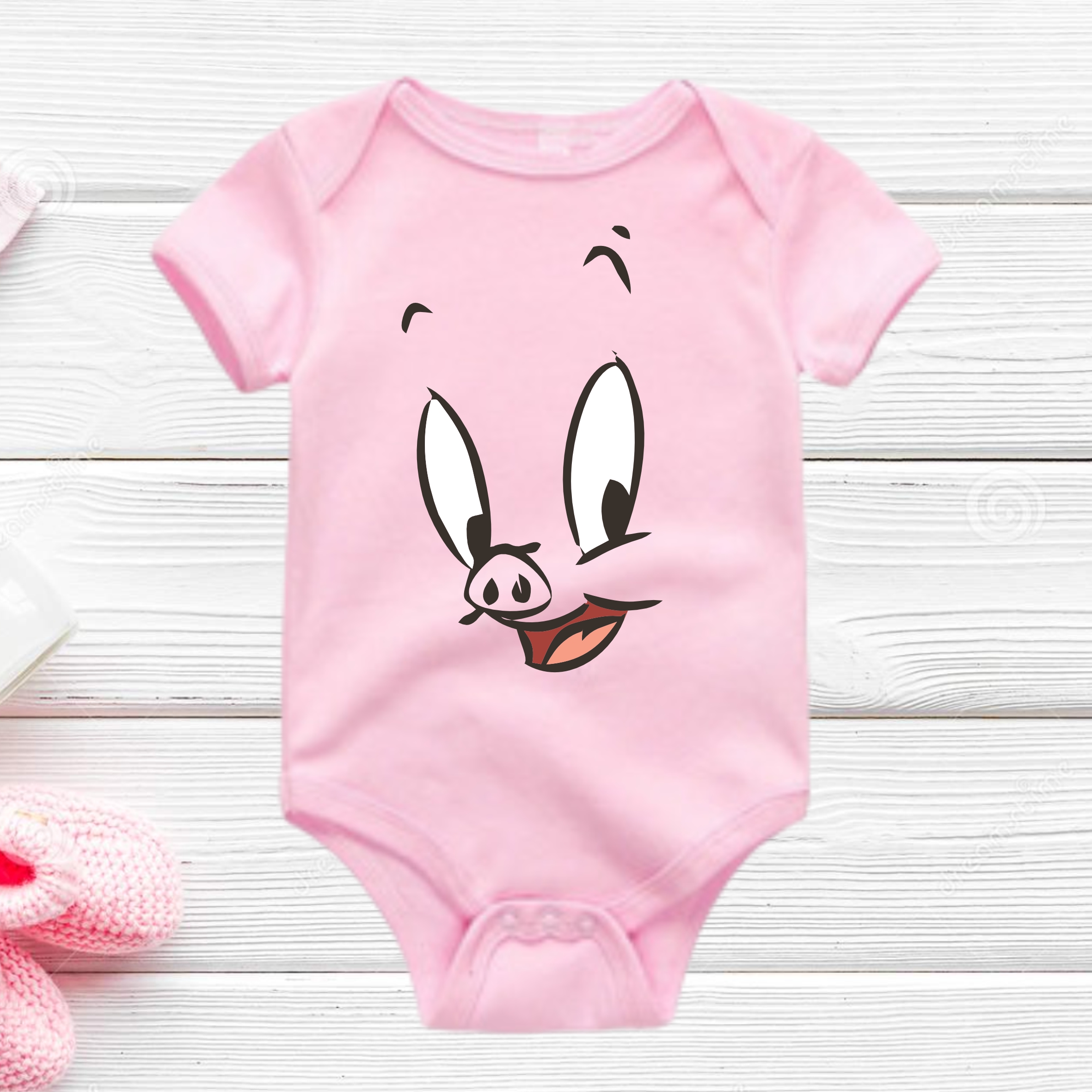Body Mameluco Bebé Porky Looney Toons