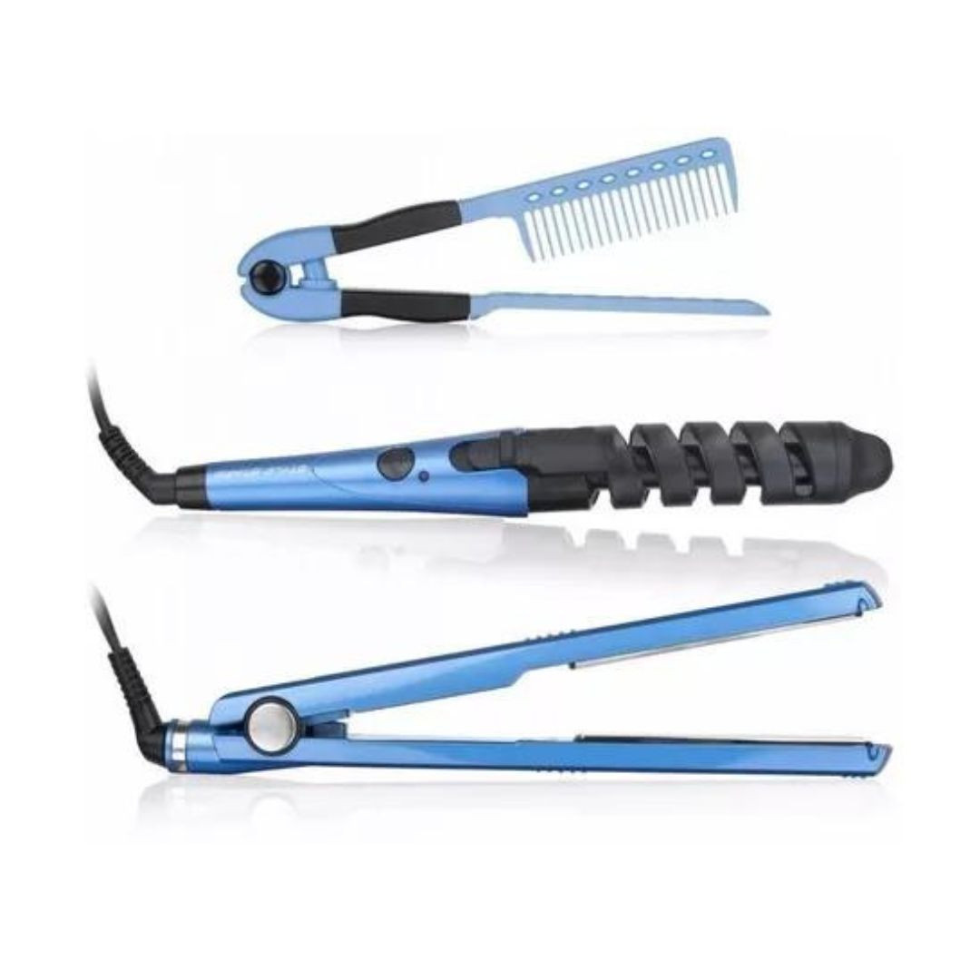 Plancha Nano Titanium En Combo- Plancha