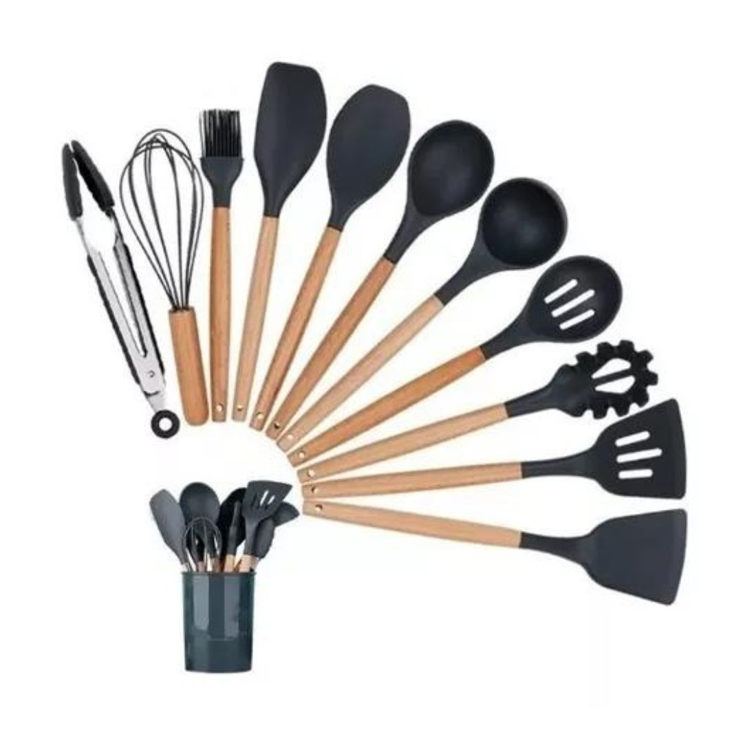 Utensilios De Cocina 12 Piezas Silicona