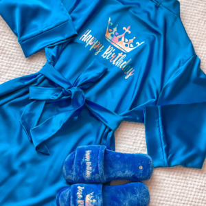 Kit bata y pantuflas hombre