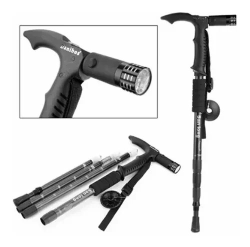 Bastón Para Caminata Luz Led - Imagen 2