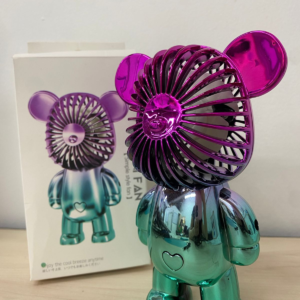 Mini Ventilador Osito Recargable