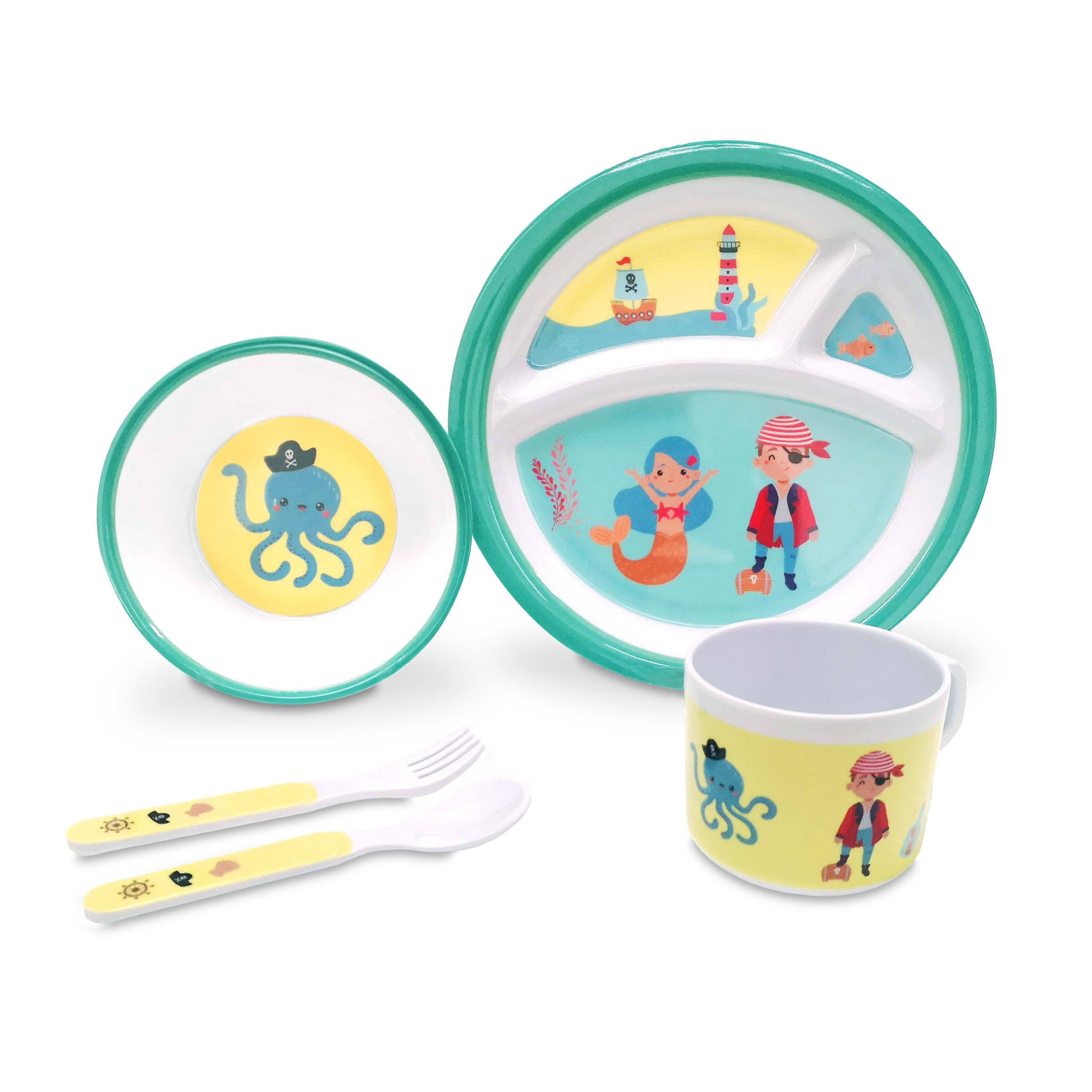 Vajilla Infantil 5 pzas Melamina