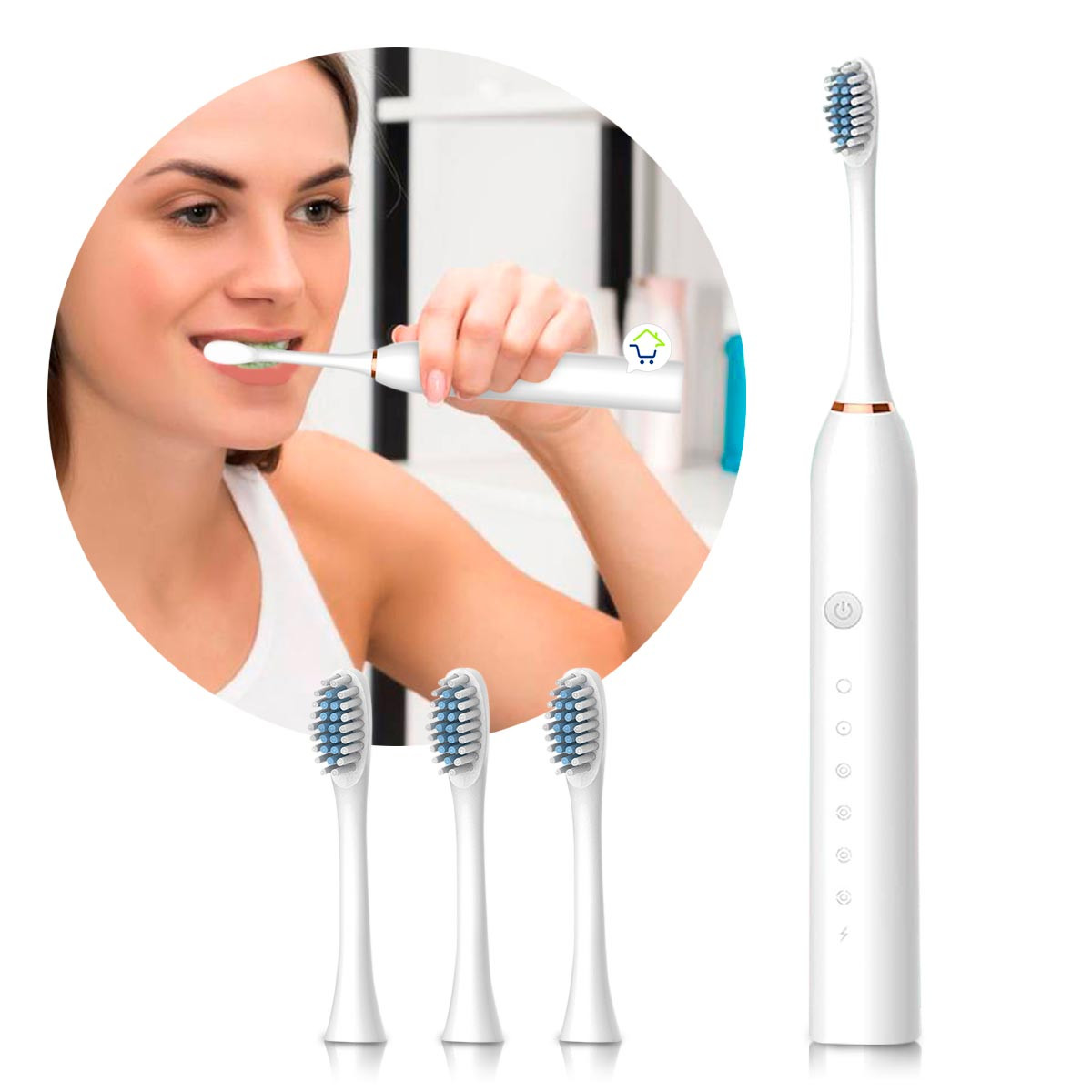 Cepillo Dental Electrico Recargable X-3