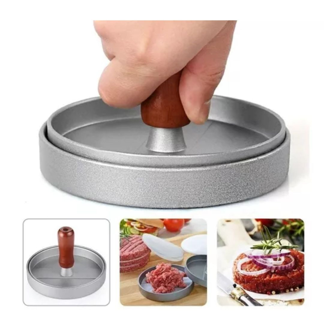 Molde Prensa Manual Carne Hamburguesa