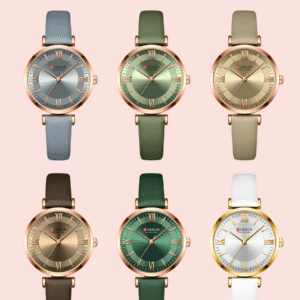 Reloj Curren 9079 En Cuero Para Mujer