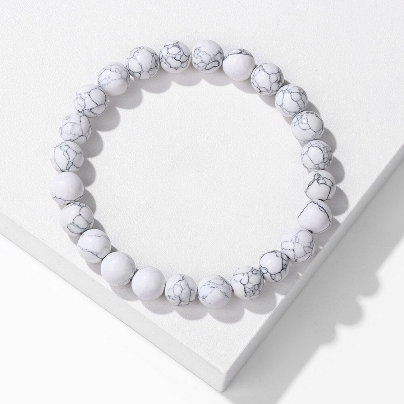 Pulsera Cuarzo Blanco + Estuche