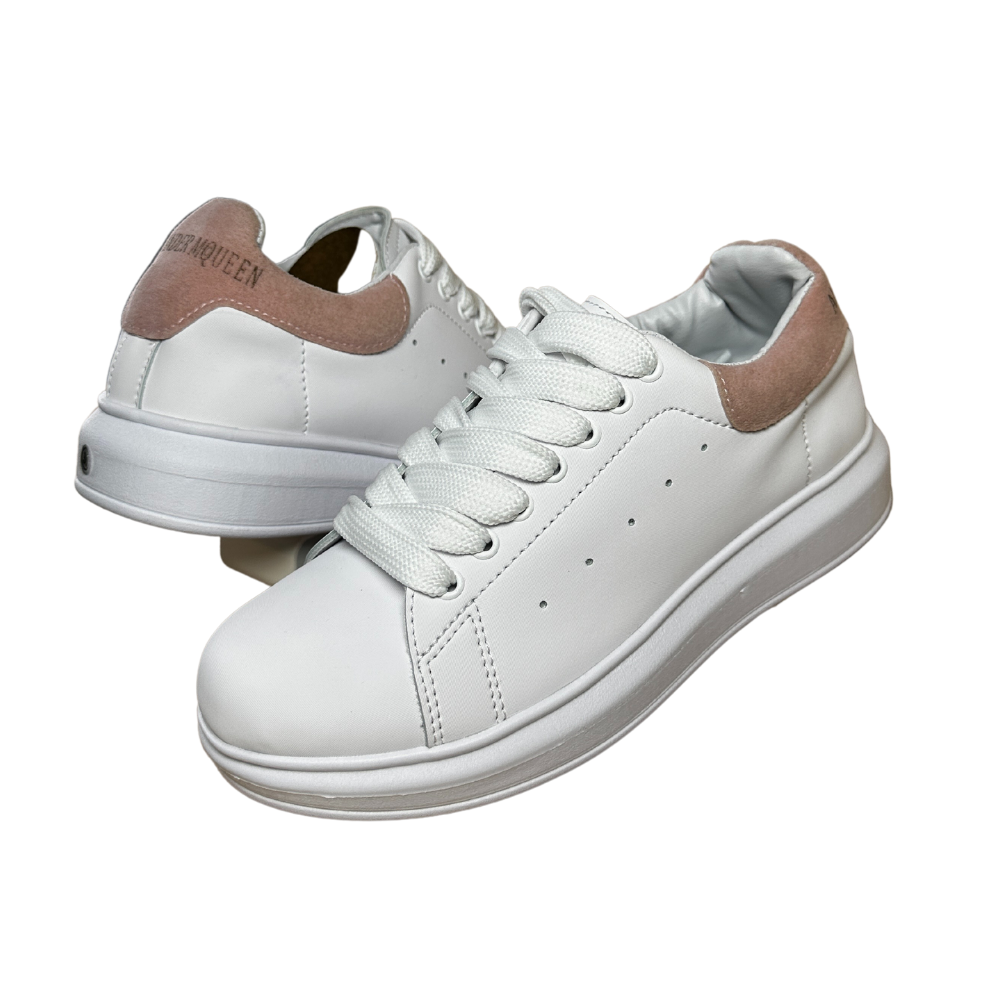 TENIS QUEEN BLANCO ROSA