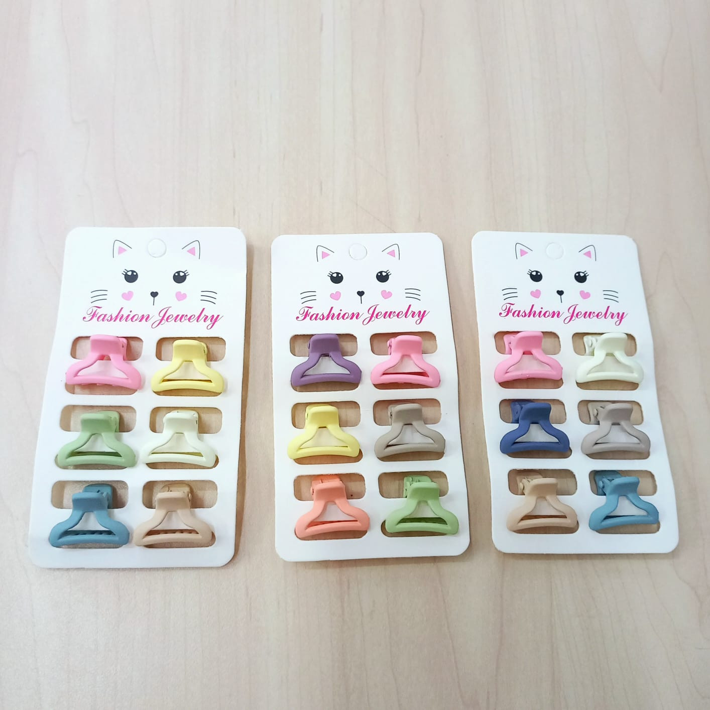 Pinzas Color Pastel Para Cabello