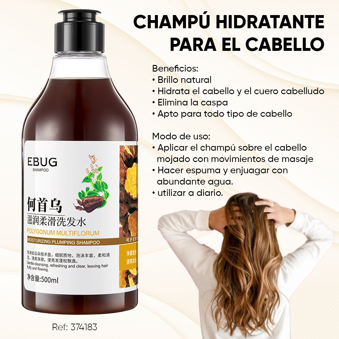 374183-CHAMPÚ HIDRATANTE PARA EL CABELLO