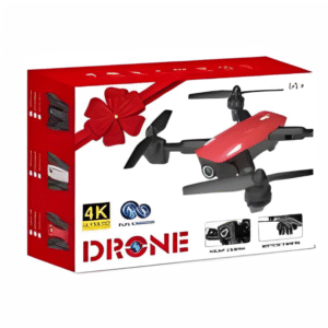 Drone Wifi Plegable Con Luces Led Doble
