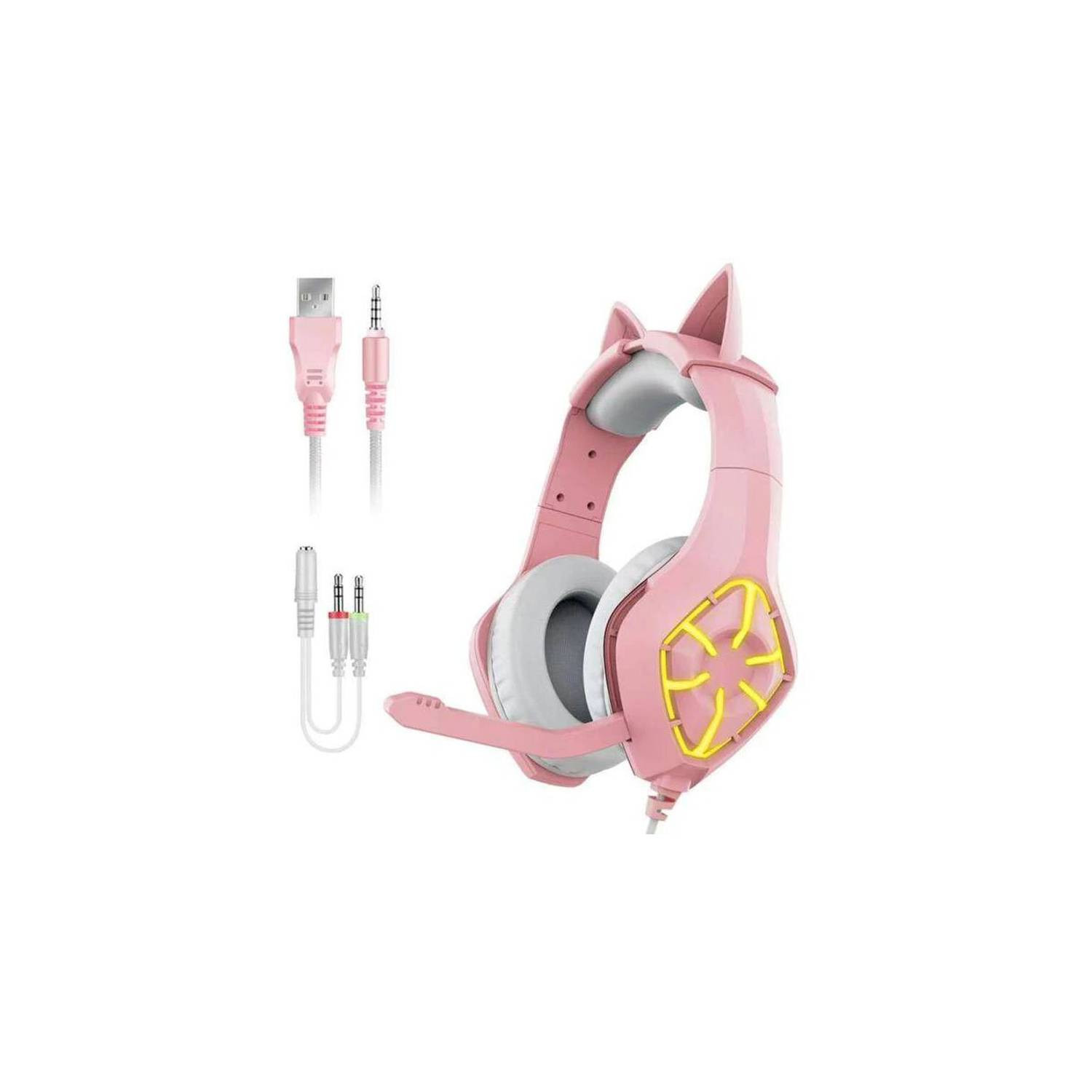 Diadema Gamer Audifonos de Gato