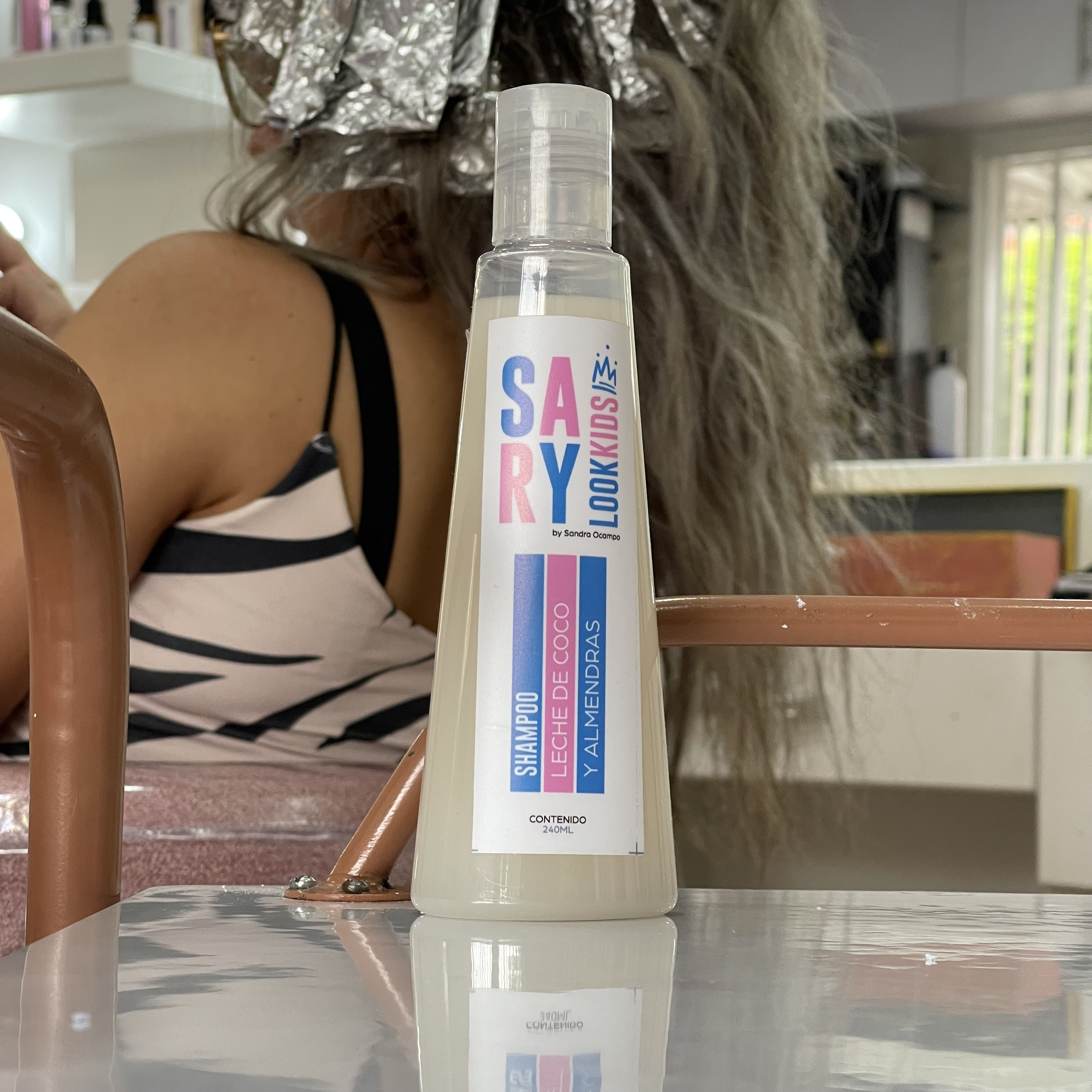 shampoo leche de coco yalmendras