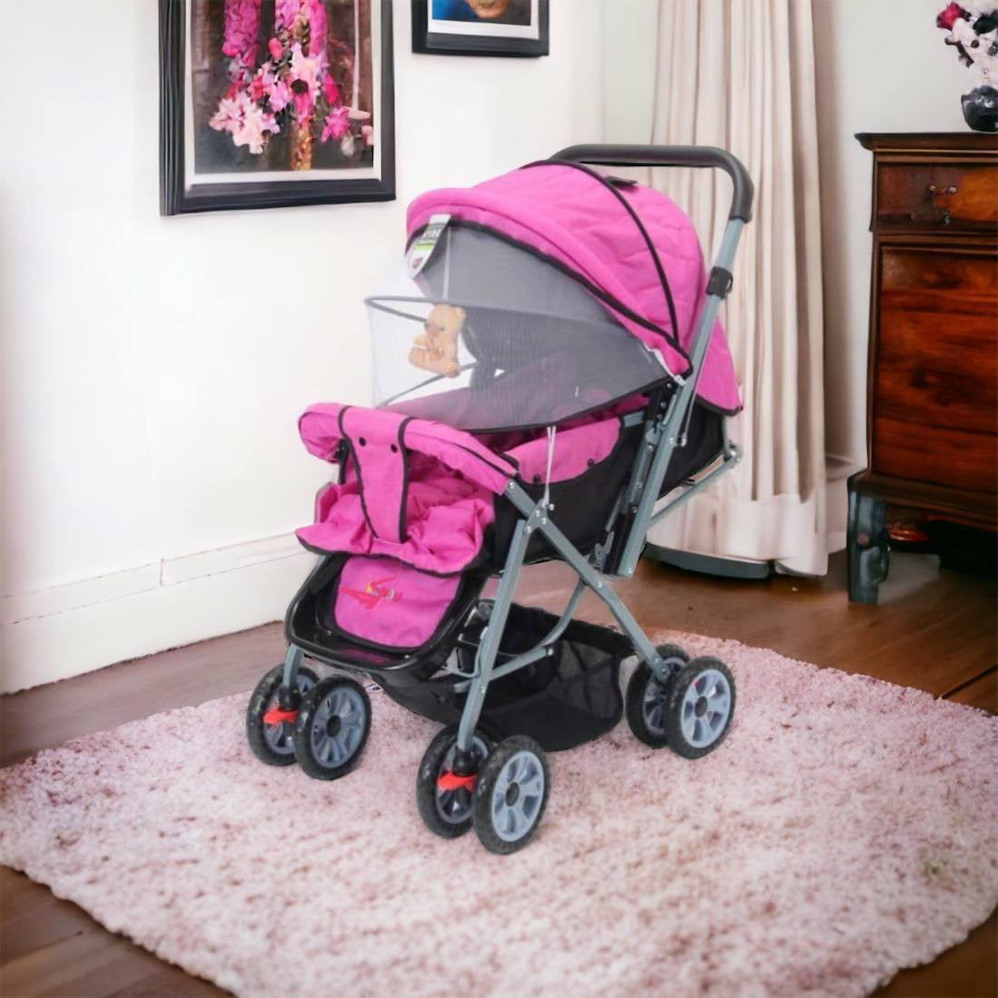 REF 196 Coche Bebe Reversible  cubrepies - Imagen 2