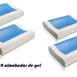 combo 2x Almohadas Ortopédicas de gel