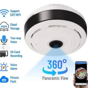 Cámara Panoramica Wifi Ojo De Pez 360