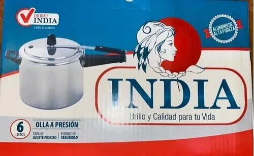 Olla A Presión India 6 Litros - Imagen 2