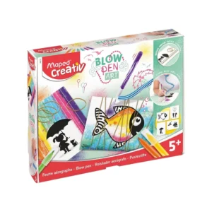 Set Para Colorear MAPED CREATIV Blow Pen Art