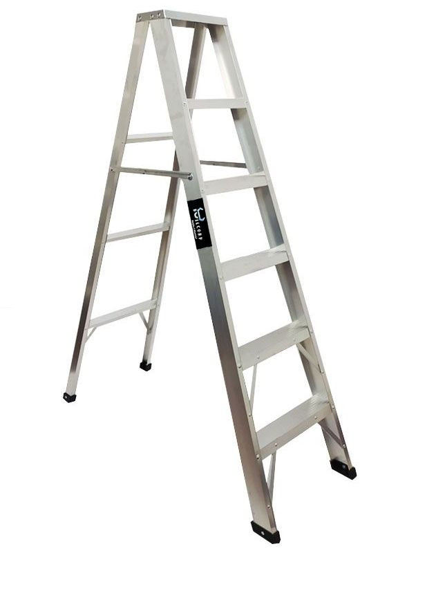 ESCALERA 6 PASOS 180 CM USO PESADO