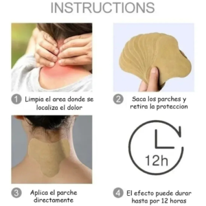 Parches Herbales Calor Cuello