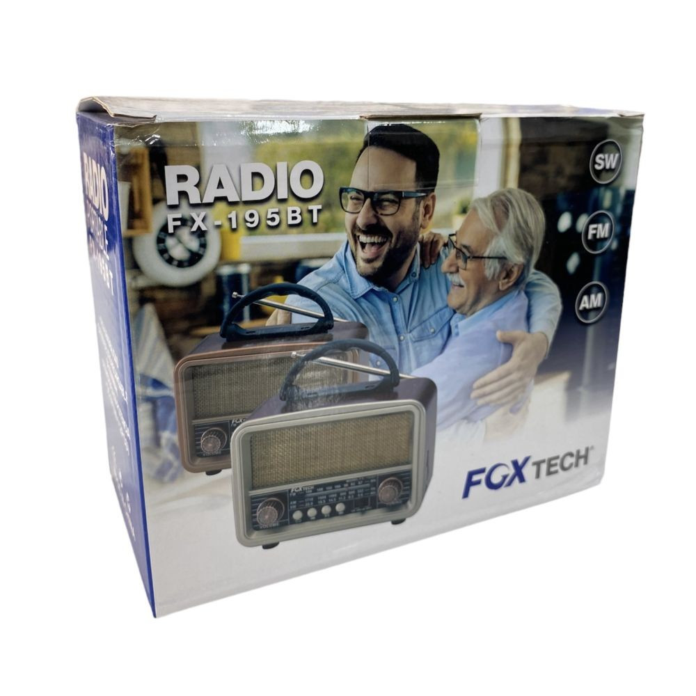 Radio Vintage Recargable AM/FM FX-195BT