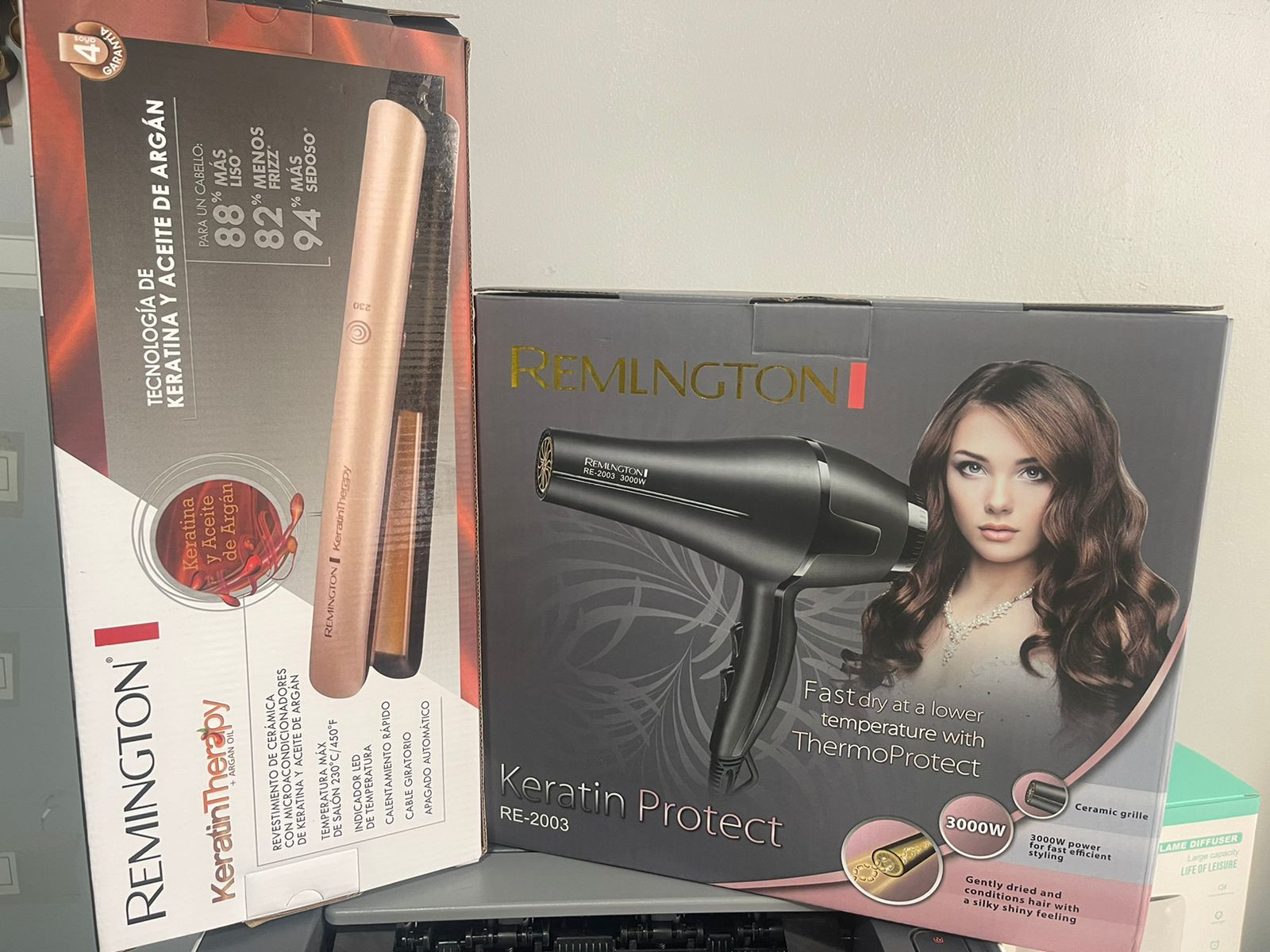 COMBO SECADOR-PLANCHA KERATINA