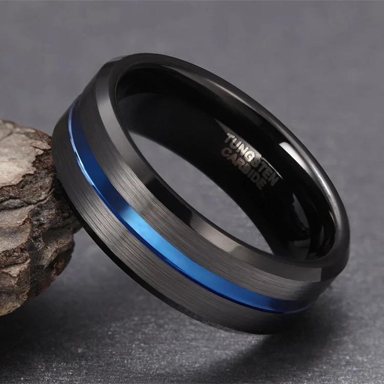 ANILLO CON INTERIOR AZUL
