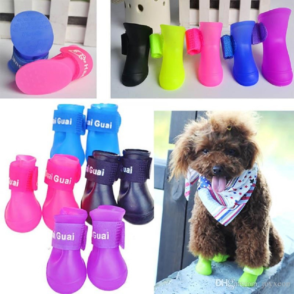 Zapatos en silicona mascotas talla S