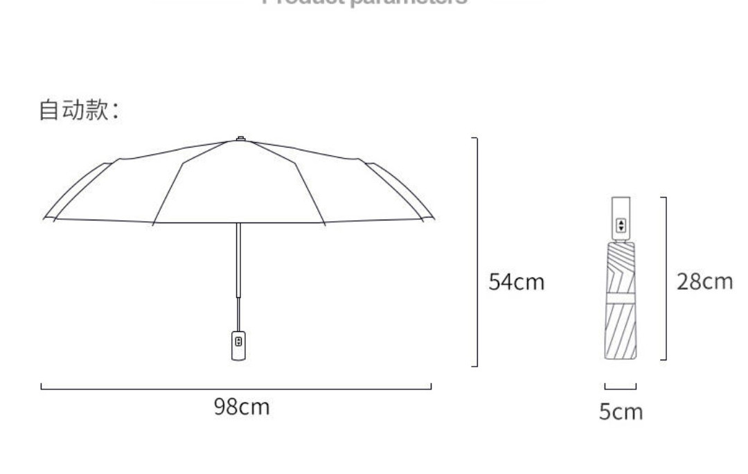 Sombrilla automática personal ositos