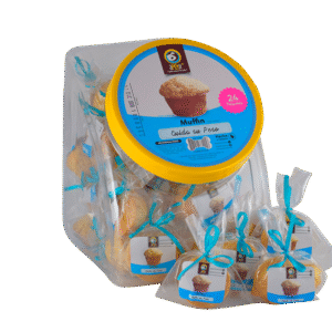 Bombonera x 24 bolsitas x 1 und Mufin