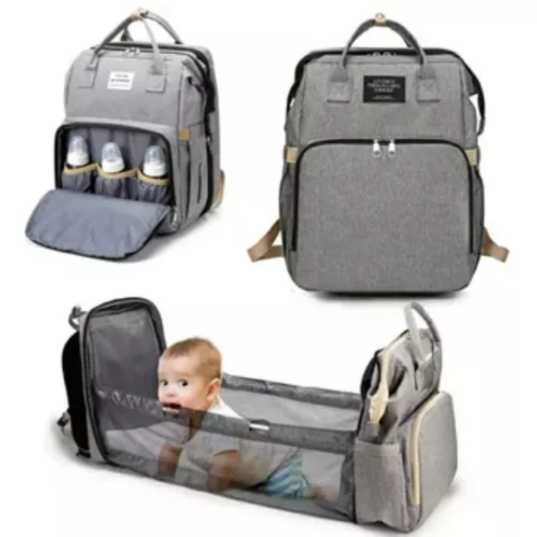 Pañalera Cambiador Bebé Morral Con USB