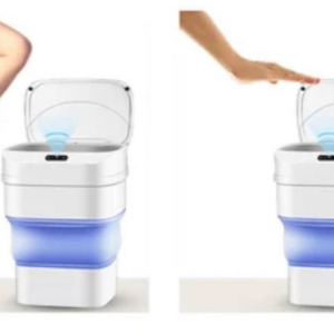 Caneca Papelera Cubo Con Sensor De Apert