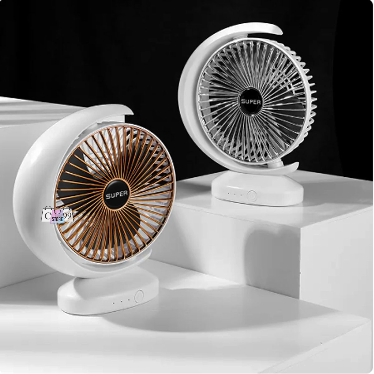 Ventilador De Escritorio Recargable USB
