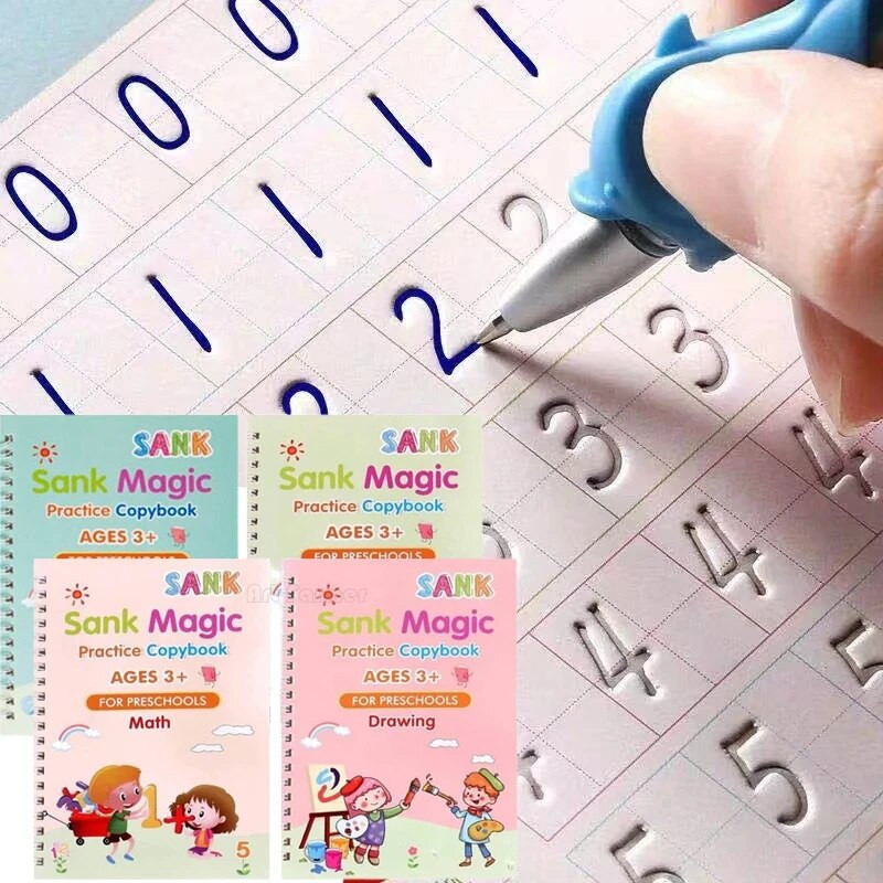 Libro de Caligrafia  set x4 unidades