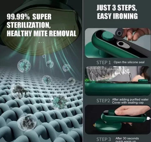 MINI PLANCHA DE ROPA A VAPOR