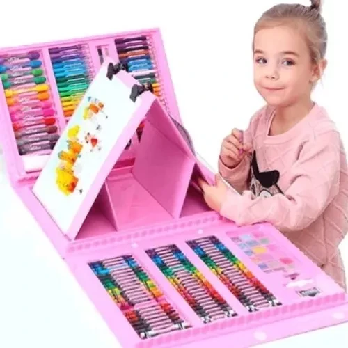 Set Arte Niños Maleta 208 Piezas Crayon