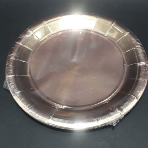 PLATO ORO ROSA 18CM