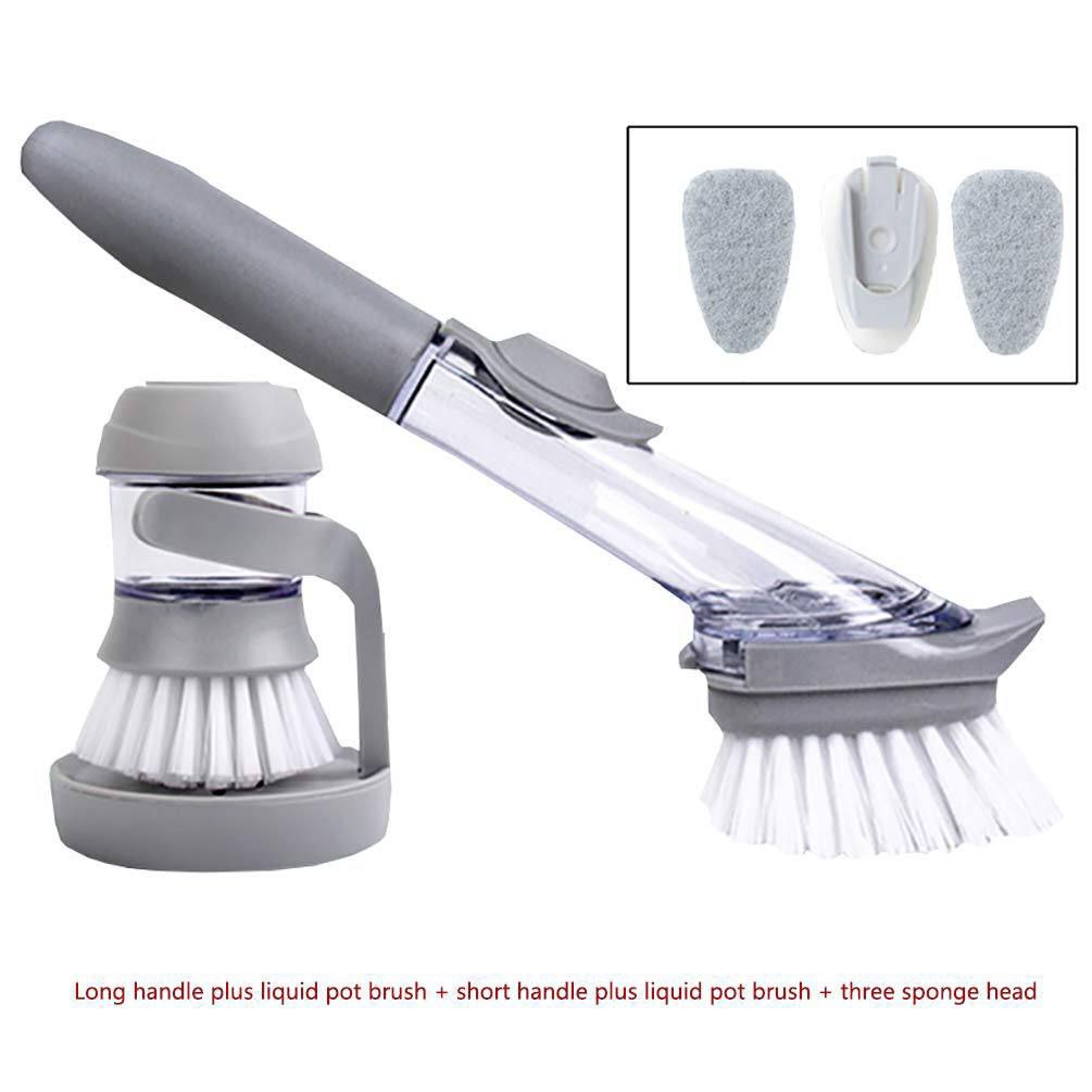 Cepillo dispensador de jabon 3 en 1 - Imagen 2