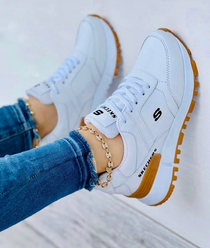 Skechers Blanco Dama