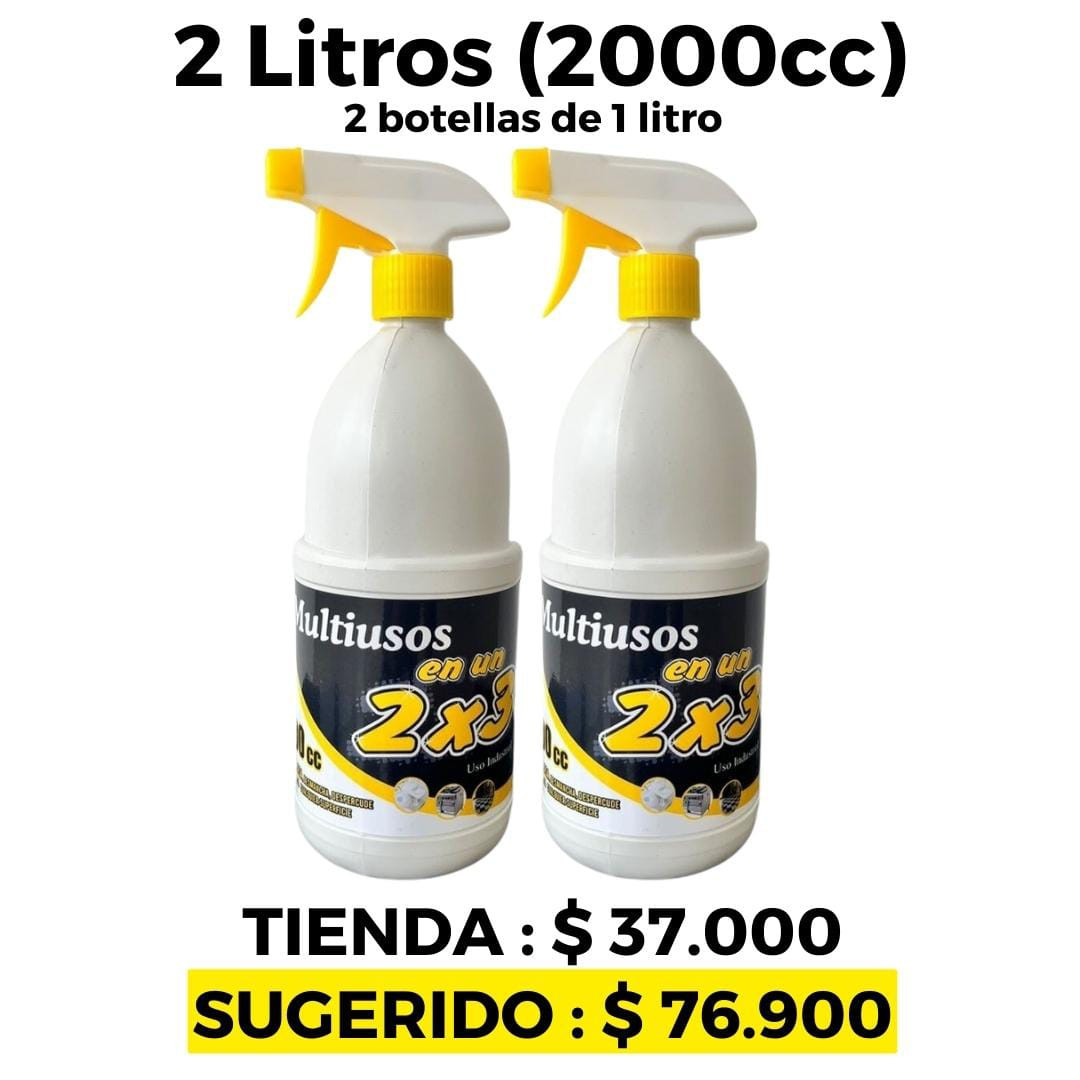 2 MULTIUSOS EN UN 2X3 x 1000cc