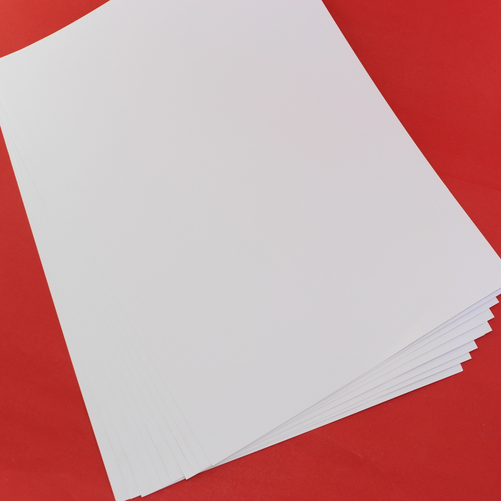 Cartulina Tamaño 25x35 Blanca x10