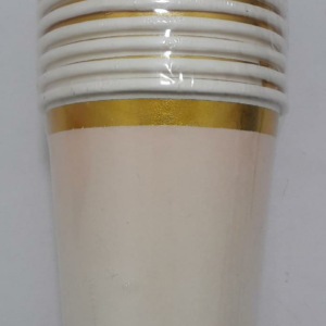 Vasos BEIGE desvanesido x 10 und