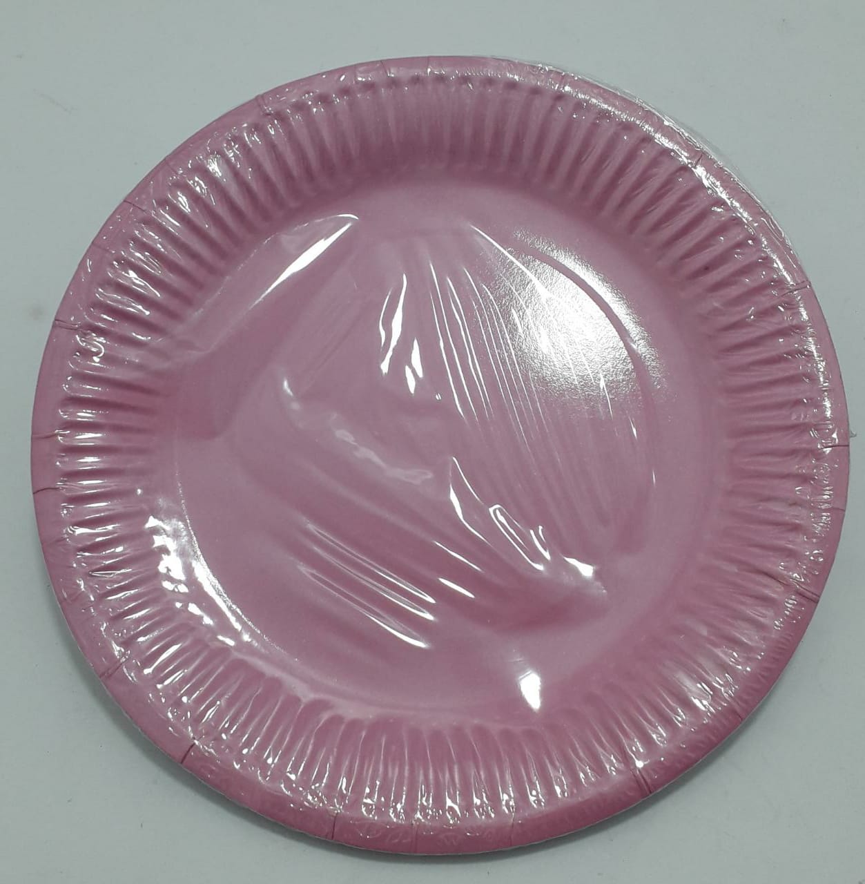 PLATO ROSADO CLARO 18CM X 10 UNIDADES